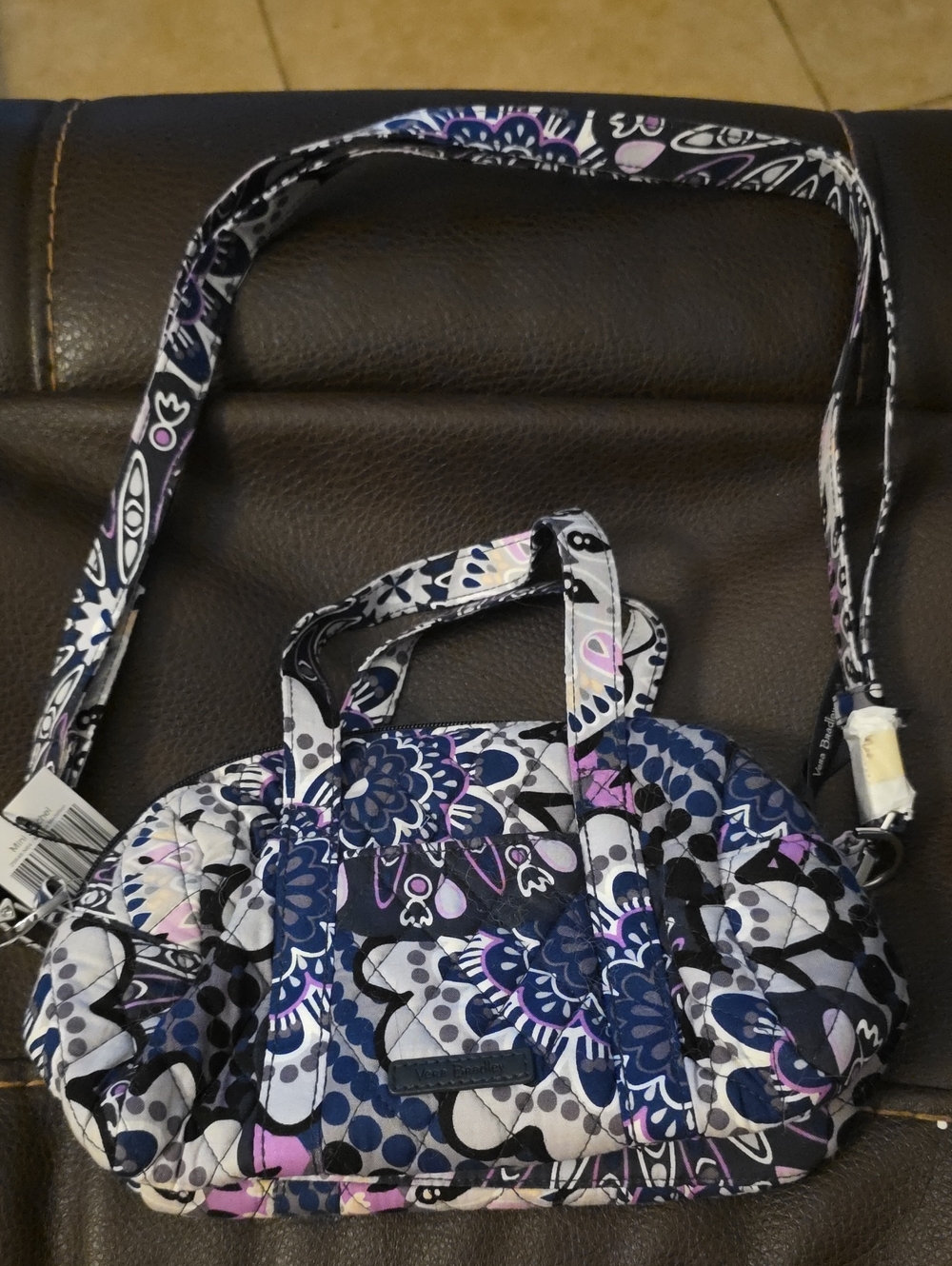 Vera Bradley Quilted Mini Satchel